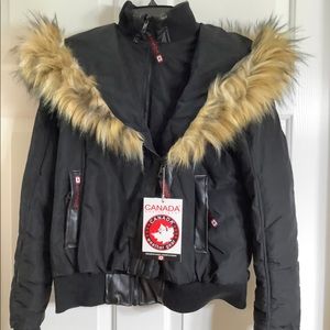 Canada Gear Bomber Jacket with Double Zippers M/S
